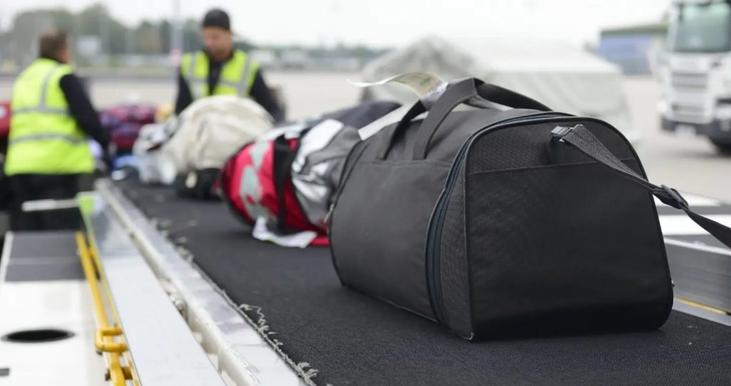 Delta Airlines baggage fee chart showing prices for first and second checked bags and overweight fees