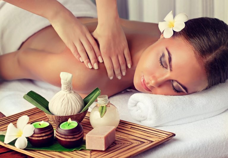 Reception area of Holland Village Massage and Spa with soothing decor and seating